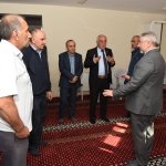 Aşgın, traktörcü esnafıyla bir araya geldi