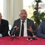 Aşgın, traktörcü esnafıyla bir araya geldi