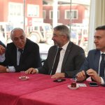 Aşgın, traktörcü esnafıyla bir araya geldi