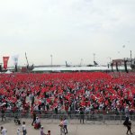 Aşgın, Millet Bahçesi ilk fidan dikim töreni ve İstanbul’un fethi kutlamalarında