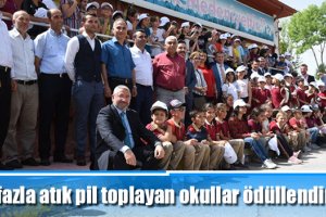 En fazla atık pil toplayan okullar ödüllendirildi