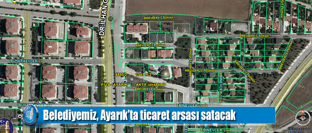 Belediye, Ayarık’ta ticaret arsası satacak