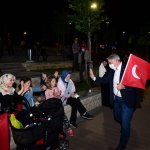 Çorum halkı, Ayasofya Camisinin ibadete açılmasını mehterle kutladı