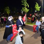 Çorum halkı, Ayasofya Camisinin ibadete açılmasını mehterle kutladı