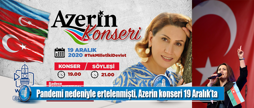 Azerin konseri 19 Aralık’ta