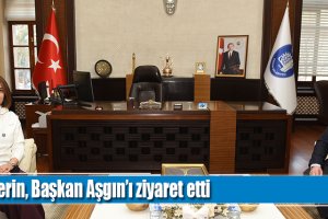 Azerin, Başkan Aşgın’ı ziyaret etti