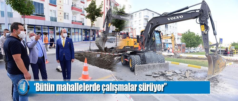 ‘Bütün mahallelerde çalışmalar sürüyor”