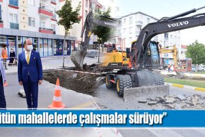 ‘Bütün mahallelerde çalışmalar sürüyor”