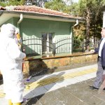 Bahabey ve Fatih Caddeleri önce yıkandı sonra dezenfekte edildi