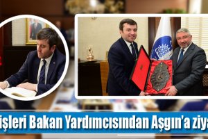 Dışişleri Bakan Yardımcısından Aşgın’a ziyaret