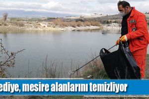 Belediyemiz, mesire alanlarını temizliyor