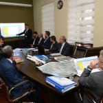 Başkan Aşgın, birim müdürlerinden brifing alıyor