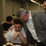 Başkan Aşgın, öğrencilerle bir araya geldi