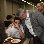 Başkan Aşgın, öğrencilerle bir araya geldi