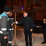 İşçiler, Başkan Aşgın’ın İkram Ettiği Çay İle Moral Depoladı