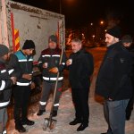 İşçiler, Başkan Aşgın’ın İkram Ettiği Çay İle Moral Depoladı