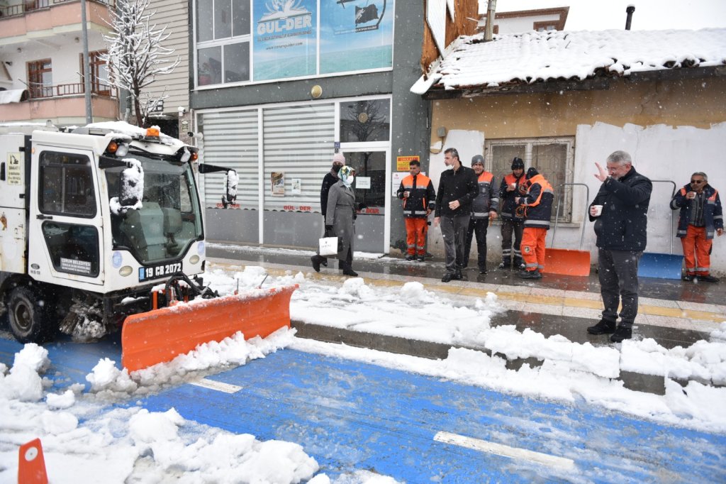 Ekiplerimiz kar mesaisinde