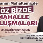 Başkan bu kez Çöplü Mahallesi’nde