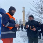 40 araç ve 200 personelle karla mücadele