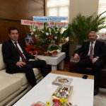 Başkanlardan Aşgın'a hayırlı olsun ziyareti