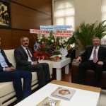 Başkanlardan Aşgın'a hayırlı olsun ziyareti