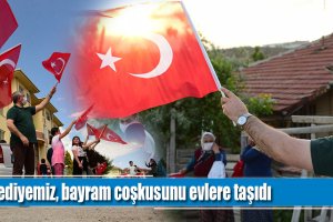 Belediyemiz, bayram coşkusunu evlere taşıdı