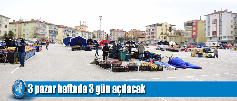 3 pazar haftada 3 gün açılacak