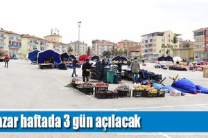 3 pazar haftada 3 gün açılacak