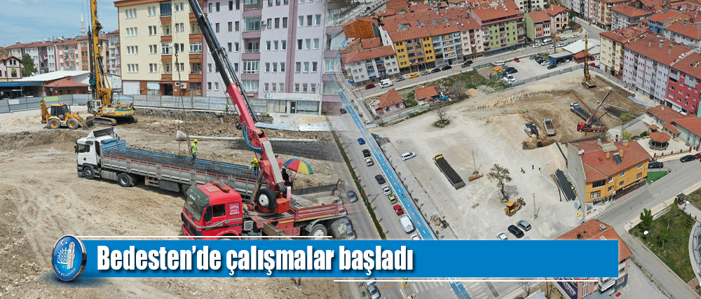 Bedesten’de çalışmalar başladı