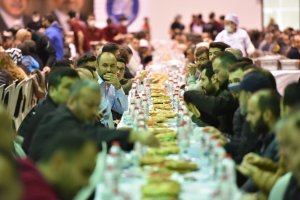 Belediyemiz personeli iftarda bir araya geldi