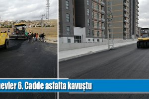 Binevler 6. Cadde asfalta kavuştu