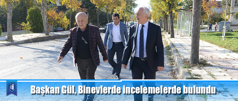 Başkan Gül, Binevlerde incelemelerde bulundu