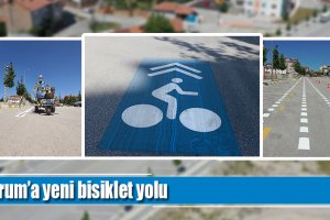 Çorum’a yeni bisiklet yolu