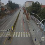 Gazi Caddesine bisiklet yolu yapıyoruz