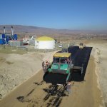 Biyokütle Tesisinin yolu da asfaltlandı