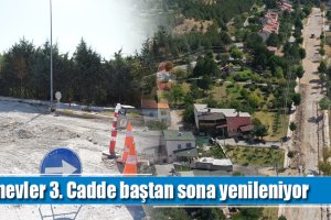 Binevler 3. Cadde baştan sona yenileniyor