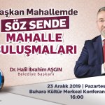 Mahalle Buluşmasında sıra Buharaevler’de