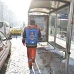 Buz çözücü ekip görev başında