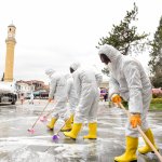 Belediyemiz, tüm cadde ve sokakları yıkadı