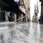 Belediyemiz, tüm cadde ve sokakları yıkadı