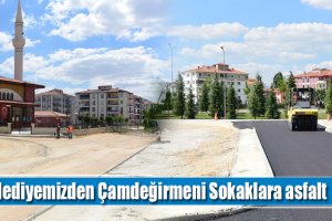 Belediyemizden Çamdeğirmeni Sokaklara asfalt