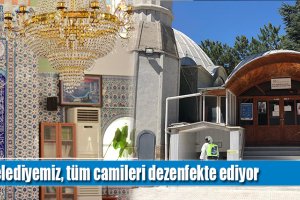 Belediyemiz, tüm camileri dezenfekte ediyor