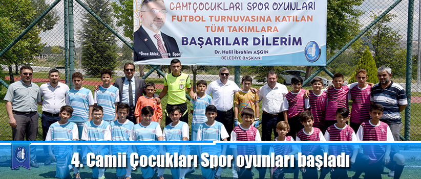 4. Camii Çocukları Spor oyunları başladı