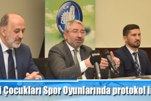 Cami Çocukları Spor Oyunlarında protokol imzalandı