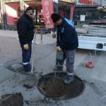 İpeklievler 3. Caddede isale hattı yenileniyor