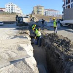 İpeklievler 3. Caddede isale hattı yenileniyor