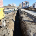 İpeklievler 3. Caddede isale hattı yenileniyor