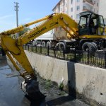 Melikgazi deresinde temizlik