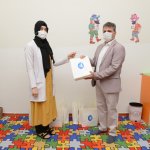 Belediyemizden Kur'an Kurslarına Dezenfektan ve Maske Hediyesi