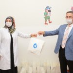 Belediyemizden Kur'an Kurslarına Dezenfektan ve Maske Hediyesi